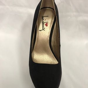 Luichiny "ME CHELLE " black imisuede platfom